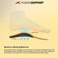 HUNDRED Fusion Support Insoles, Black/Orange/Sea Blue | Orthotic Arch Support Insole with Fusion Gel Cushion & Stability - Best Price online Prokicksports.com