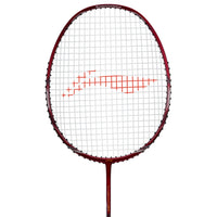 Li-Ning Turbo Charging Z Combat Strung Badminton Racquet - Red, High-Tension Graphite Racket, Aerodynamic Frame, Medium Flex, Lightweight Design for Speed, Power & Control - Best Price online Prokicksports.com