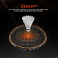 Hundred Nitrix Thunder Strung Badminton Racquet | Superlight Carbon Fibre Power Frame with Curve² Technology | Attack Series - Best Price online Prokicksports.com