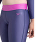 SPEEDO SWIM CONTRAST CAPRI, HAPUNA BLUE/NEON VIOLET | Chlorine-Resistant Fabric with UPF Protection & Performance Fit - Best Price online Prokicksports.com