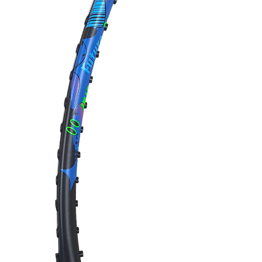 Li-Ning AX Force Kids Strung Badminton Racquet – Black/Blue (G6) | Lightweight Junior Racquet with Flexible Shaft & Durable Build - Best Price online Prokicksports.com