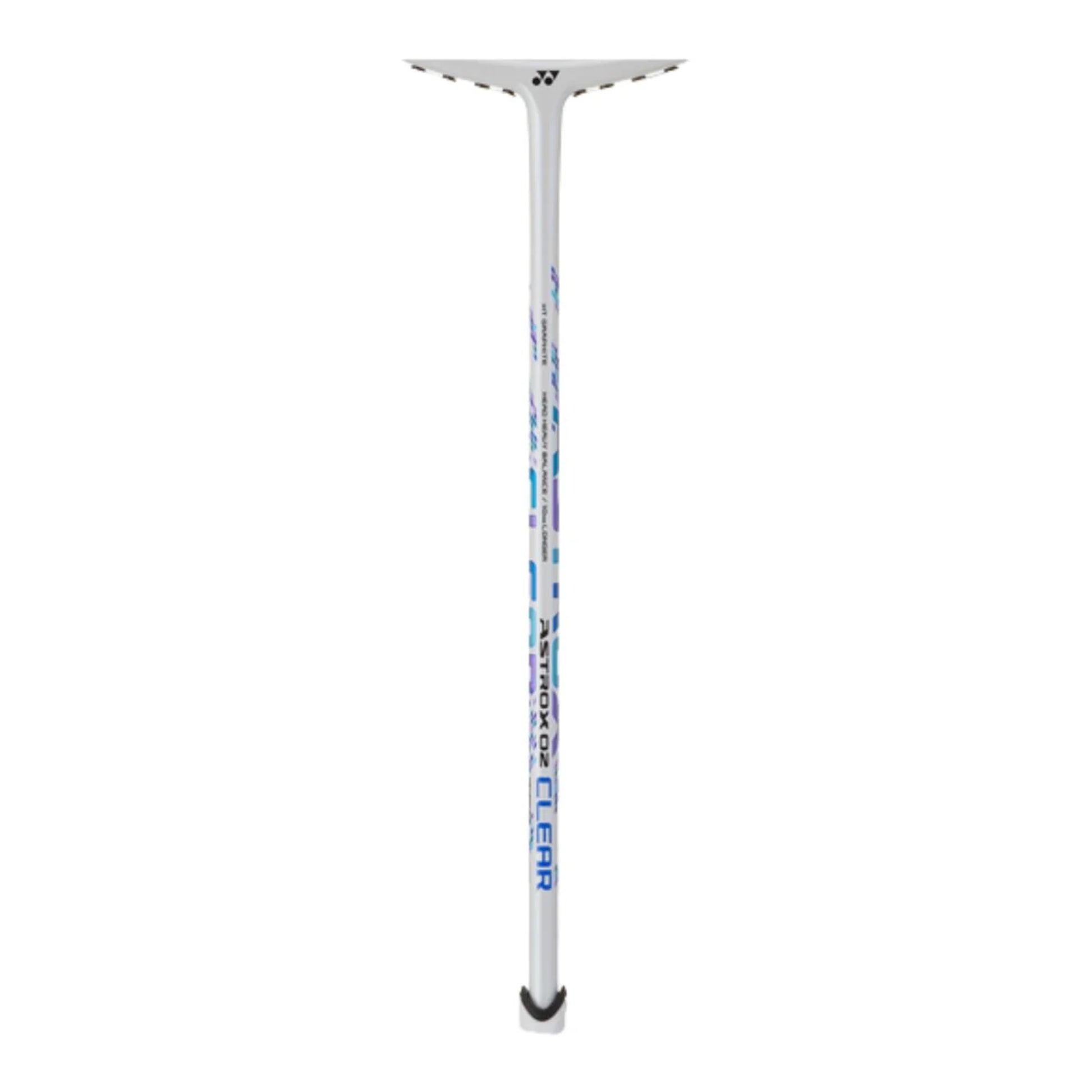 Yonex Astrox 02 Clear Strung Badminton Racquet – 4U4 (White/Blue) | Head-Heavy Power with Flexible Shaft & ISOMETRIC Frame - Best Price online Prokicksports.com