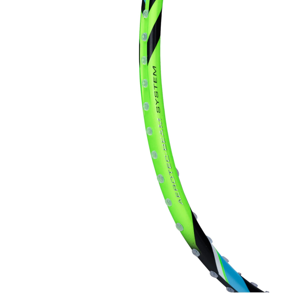 Li-Ning G-Force 8200 Extra Strong Strung Badminton Racquet (3U G6) | Head-Heavy Carbon Graphite Frame with Dynamic Optimum Frame & 35 lbs Tension (Black/Lime Green) - Best Price online Prokicksports.com