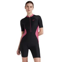 Speedo AF Zip Front SS Kneesuit – Women’s Short Sleeve Swimwear - Best Price online Prokicksports.com