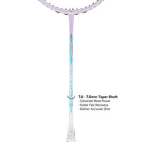 Apacs Feather Weight 55 Unstrung Badminton Racquet | Ultra-Light 58g Frame | High Modulus Graphite | Powerful Smash Control | Advanced Speed Racquet