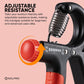 Solpro SHG-046 FirmFlex Adjustable Hand Grip Strengthener – 5-60kg Resistance, Ergonomic Grip, Forearm & Finger Strengthener with Mechanical Counter, Home Gym Rehab - Best Price online Prokicksports.com
