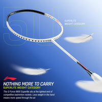 Li-Ning G-Force 6900 Superlite Unstrung Badminton Racquet, 5U G6 | Ultralite Carbon Technology | Fast Swing