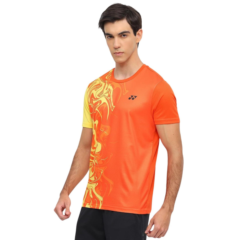 Yonex 2967 Men’s Round Neck T‑Shirt – TruDry, Sorbtek Moisture Control & Repreve Polyester Performance Tee - Best Price online Prokicksports.com