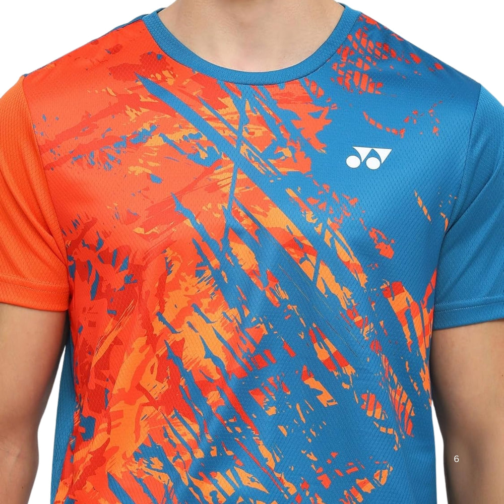 Yonex 2965 Men’s Round Neck T‑Shirt – TruDry Quick‑Dry Polyester Essentia 3 Badminton/Tennis Tee - Best Price online Prokicksports.com