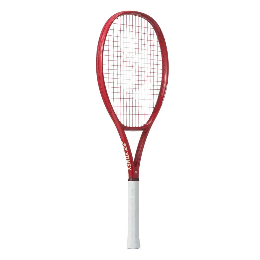 Yonex VCore Alpha L Strung Tennis Racquet, Ruby Red - 260 Grams | Lightweight Spin Racquet with Isometric Head & Easy Swing - Best Price online Prokicksports.com