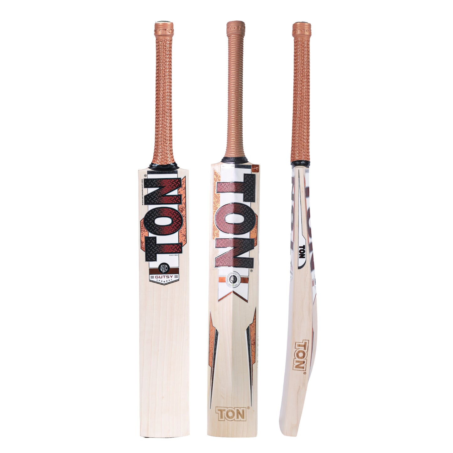 SS Ton Gutsy English Willow Cricket Bat – Short Handle | Massive TON Edges with Huge Sweet Spot & Balanced Pickup - Best Price online Prokicksports.com