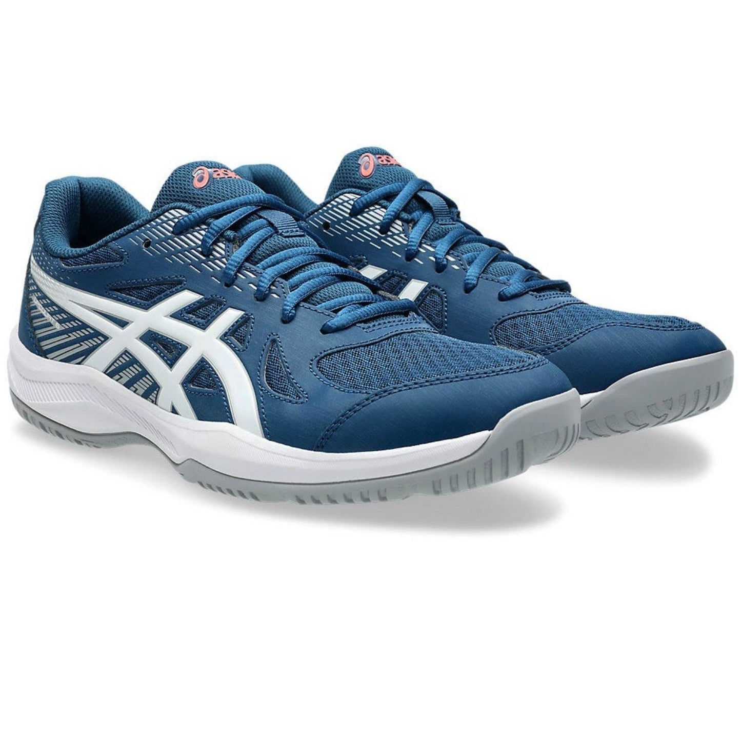 ASICS Upcourt 6 Men’s Badminton Shoes – Lightweight Indoor Court Footwear with Mesh Upper, EVA Cushioning & Non-Marking Rubber Sole for Grip and Comfort