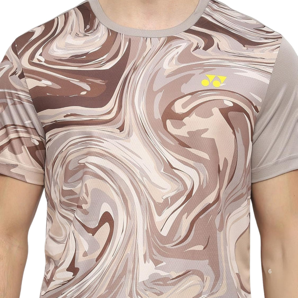 Yonex 2966 Men’s Round Neck T‑Shirt – TruDry Quick‑Dry Polyester, Lightweight & Breathable Essentia 3 Sports Tee - Best Price online Prokicksports.com