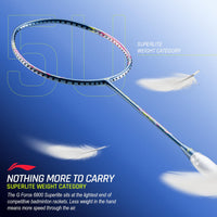 Li-Ning G-Force 6800 Superlite Unstrung Badminton Racquet, 5U G6 | Head Heavy, Flexible Shaft, Dynamic Optimum Frame