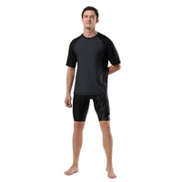 Speedo AM Short Sleeve SunTop – Men’s UV Protection Swim Top, Quick Dry Stretch Swimwear Rashguard for Training & Water Sports - Best Price online Prokicksports.com
