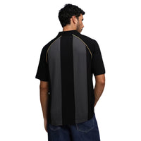 PUMA x RCB Striper Polo II Polo T-Shirt for Men | Classic Collar with Button Placket, Knitted Fabric & Official RCB Branding - Best Price online Prokicksports.com