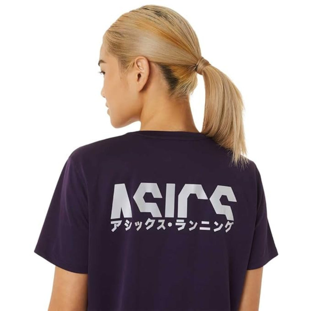 ASICS Katakana SS Top for Female | Lightweight Running T-Shirt with Quick-Dry Fabric & Breathable Comfort - Best Price online Prokicksports.com