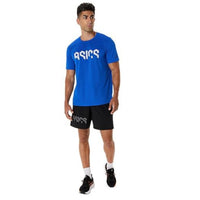 ASICS Hex Graphic Tee Men T-Shirt Roundneck | Breathable Printed Sports Tee for Training & Casual Wear - Best Price online Prokicksports.com
