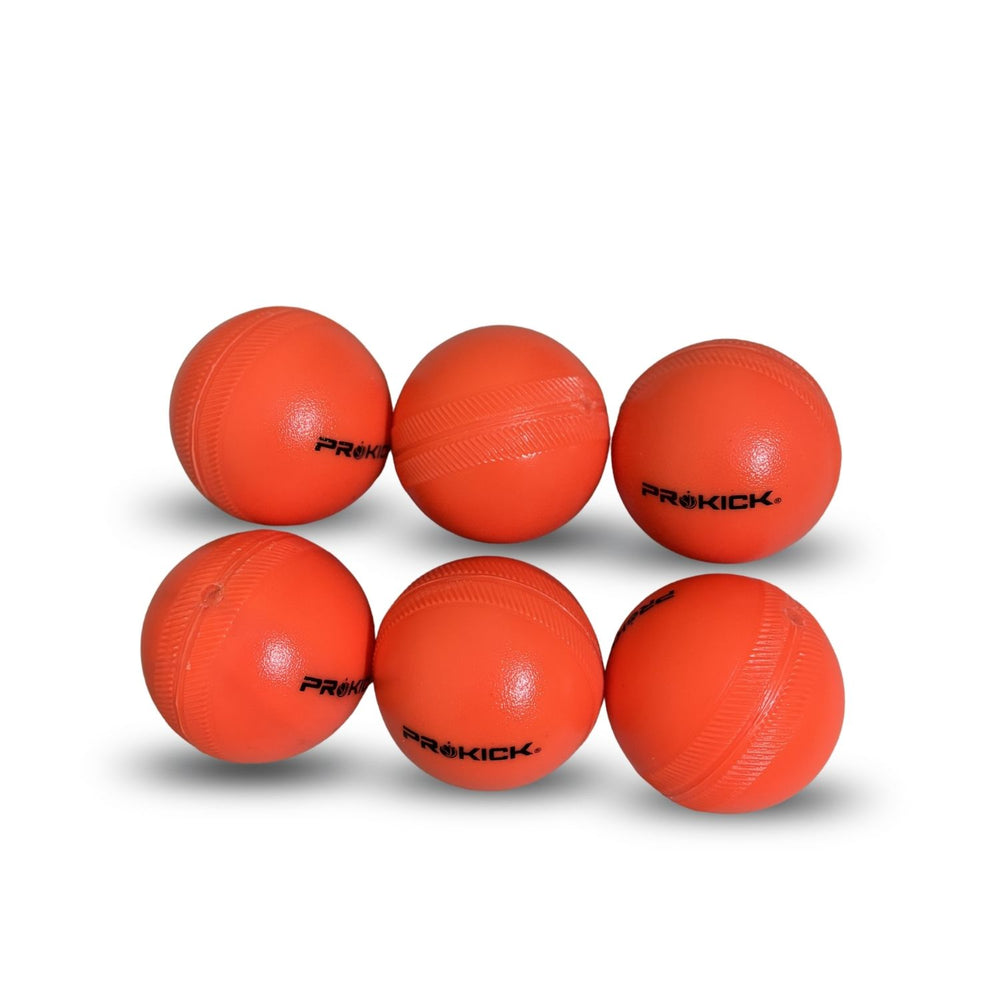 Prokick Plastic Heavy Cricket Balls (85g) – Pack of 6 | Durable Hard Plastic Training Balls for Practice & Gully Cricket - Best Price online Prokicksports.com