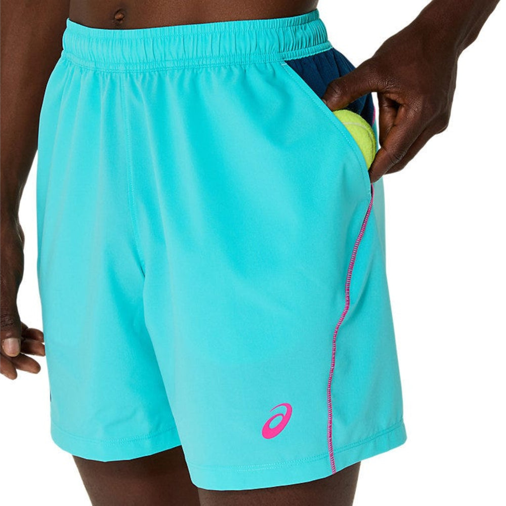 ASICS PADEL COURT 7IN SHORT for Men | Lightweight Stretch Woven Shorts with Quick-Dry Fabric, Ball Pockets & Breathable Comfort - Best Price online Prokicksports.com