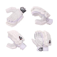SG Armour White RH Batting Gloves | Lightweight & Durable Cricket Gloves | Superior Grip & Protection - Best Price online Prokicksports.com