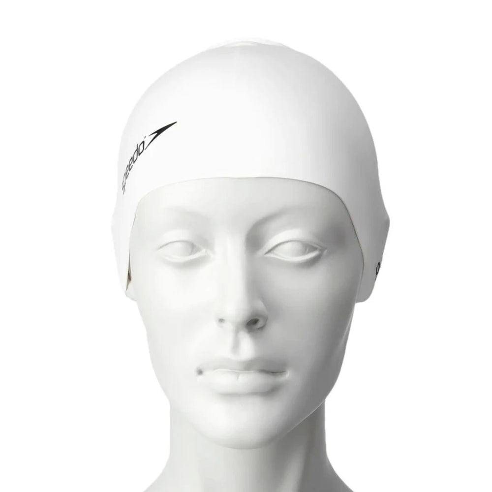 Speedo Flat Silicone Swim Cap – Adult Swimming Cap with Durable Stretch Fit, Tear-Resistant Silicone & Comfortable Hydrodynamic Design