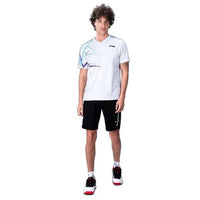 Li-Ning ATSUA51 Men’s V-Neck Badminton T-Shirt – Lightweight Polyester, Quick-Dry, Breathable Aura Sports Tee - Best Price online Prokicksports.com