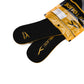 HUNDRED Soft Glide Insoles, Black/Yellow | Ultra-Soft Cushioned Insole with Anti-Slip Grip & All-Day Comfort - Best Price online Prokicksports.com