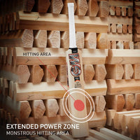 GM Rival 404 English Willow Cricket Bat – SH (Short Handle), Lightweight Power Bat for Leather Ball Cricket - Best Price online Prokicksports.com
