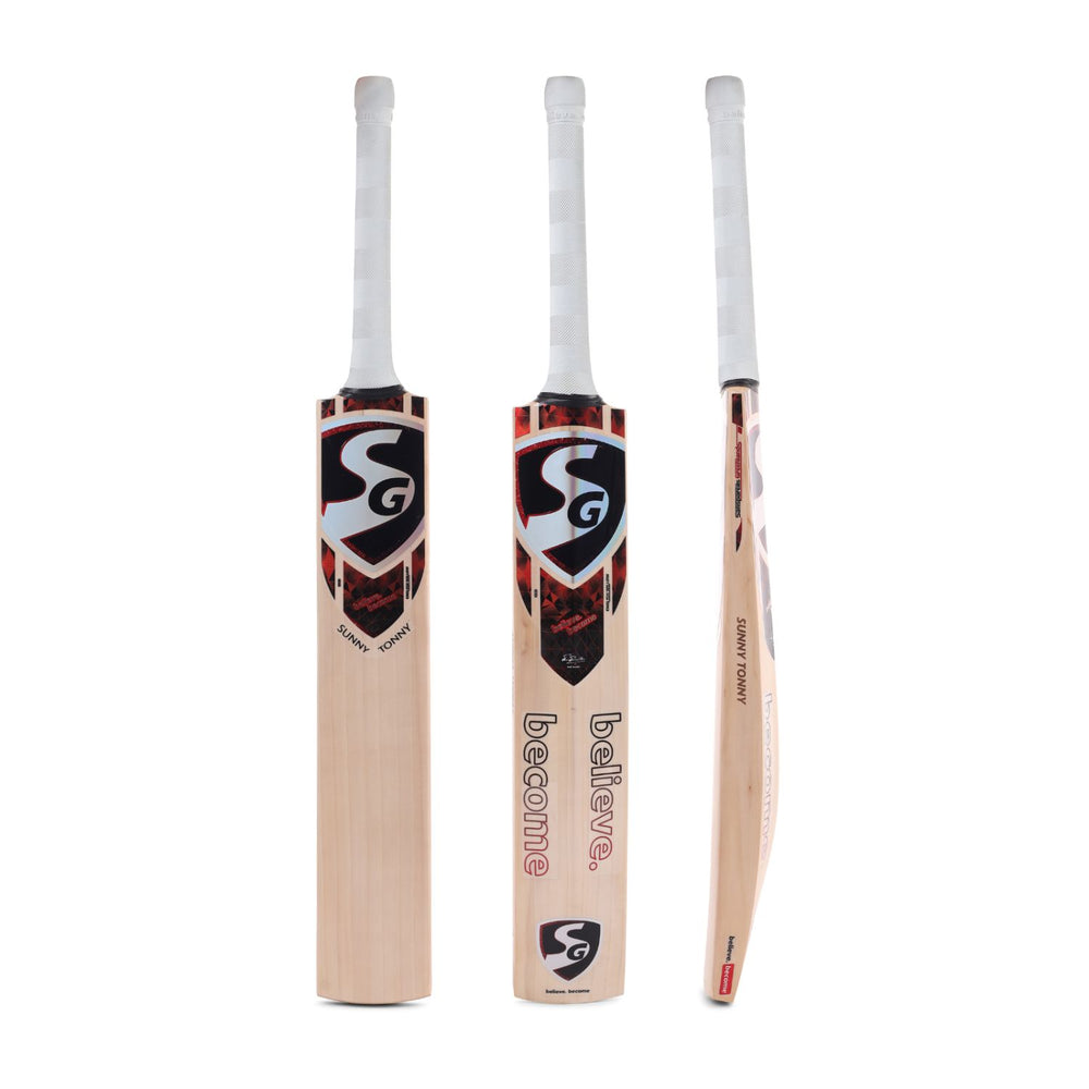 SG Sunny Tonny Cricket Bat | Grade 2 English Willow | Power Balanced Design | Thick Edges (38mm) | Lightweight (1080-1180g) | Professional Performance - Best Price online Prokicksports.com