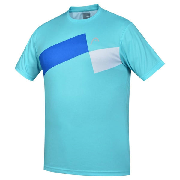HEAD HCD Model Men's Round Neck T-Shirt – 100% Polyester | Moisture-Wicking, Regular Fit, Crew Neck