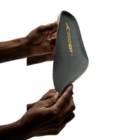 HUNDRED Steady Soft Pro Insoles, Dark Grey | Anti-Slip Cushioned Sports Insole with Comfort & Odour Control - Best Price online Prokicksports.com