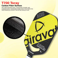 Airavat Aero 7412 Pickleball Paddle | Carbon Fiber Face | Polymer Core | Lightweight & Powerful | USAPA Approved | Tournament-Ready Paddle - Best Price online Prokicksports.com