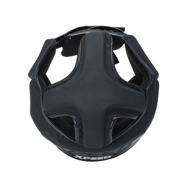 XPEED XP3057 Matt PU Headguard | High-Tech Multi-Layered Foam Padding | Open Face Design | Professional Sparring & Training Headgear