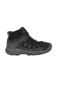 Waterproof Mid Ankle Hiking Shoes with Suede Upper (ET1113) | Synthetic Suede, EVA Cushioned Midsole, Deep-Lug Anti-Skid Outsole, Reflective Tape, All Season