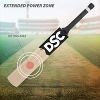 DSC Blak 77 Kashmir Willow Cricket Bat | Size 6 | Extended Power Zone, Cushioned Grip | Handcrafted - Best Price online Prokicksports.com