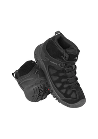 Waterproof Mid Ankle Hiking Shoes with Suede Upper (ET1113) | Synthetic Suede, EVA Cushioned Midsole, Deep-Lug Anti-Skid Outsole, Reflective Tape, All Season