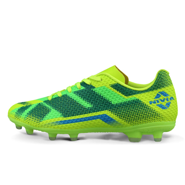 Nivia Dagger Men's Football Studs | Lightweight TPU Football Boots with Breathable Mesh | Firm Ground Football Shoes