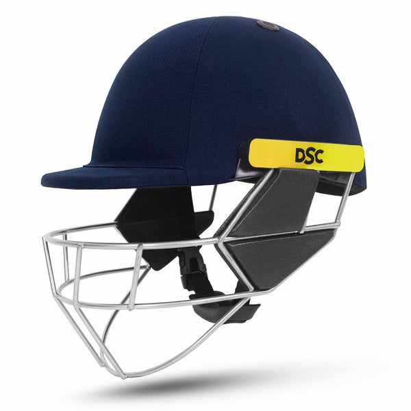 DSC Scud MS Cricket Helmet | Fixed Spring Steel Grill, Double Layered Shell | Adjustable Fit | Size S