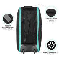 DSC Cynos Duffle Cricket Kit Bag with Wheels | Large Cricket Equipment Bag | Holds 5 Bats, Tractor Wheels, Shoulder Straps - Best Price online Prokicksports.com