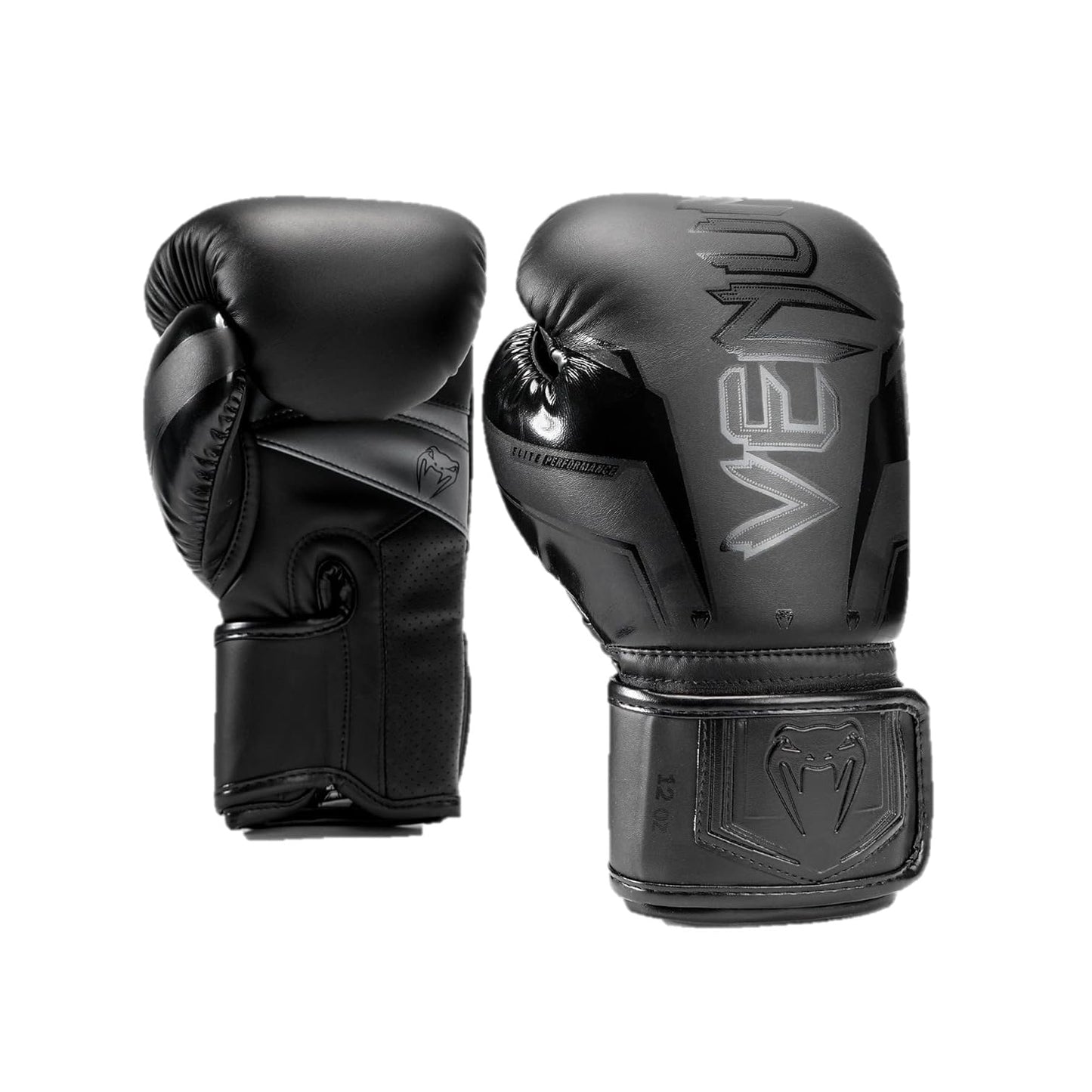 Venum Elite EVO Boxing Gloves, Black/Black - Best Price online Prokicksports.com