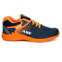 ASE Attack Badminton Shoes | Non-Marking Rubber Sole with Round Sole Support, Mesh Breathability & Shock Absorption
