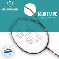 YONEX Astrox Attack 9 Strung Badminton Racquet | Head-Heavy Power | Isometric Head | Graphite Shaft | G4 Grip (4U) - Best Price online Prokicksports.com