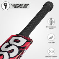DSC Intense Force Kashmir Willow Cricket Bat | Harrow | Lightweight, Treble Spring Handle | Free Cover