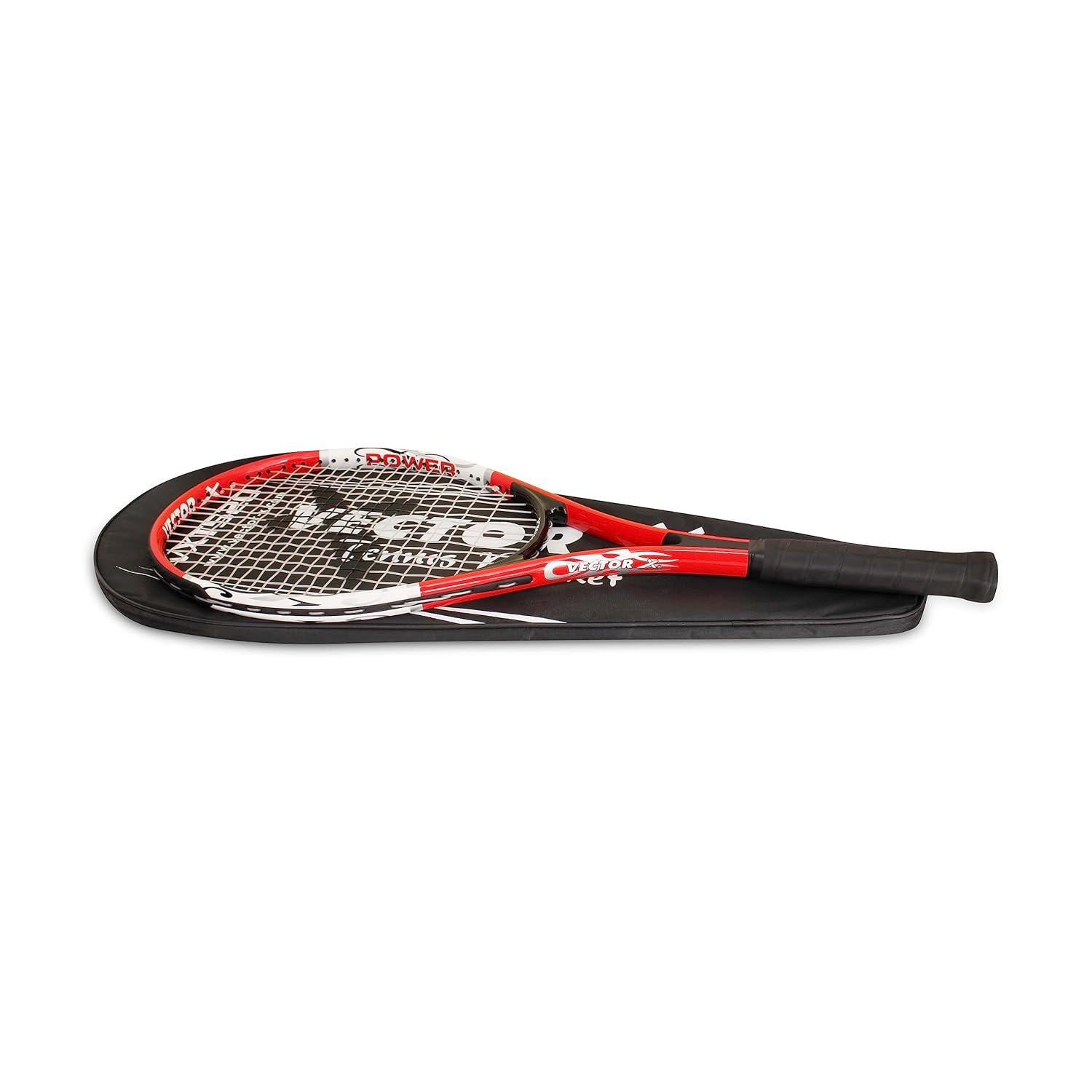 Vector X VXT-520 Senior Strung Tennis Rackets, Super Lightweight Oval Shape Tennis Racquet for Student,Training, Beginners, Outdoor Court Games (27 inch, Full Cover) - Best Price online Prokicksports.com