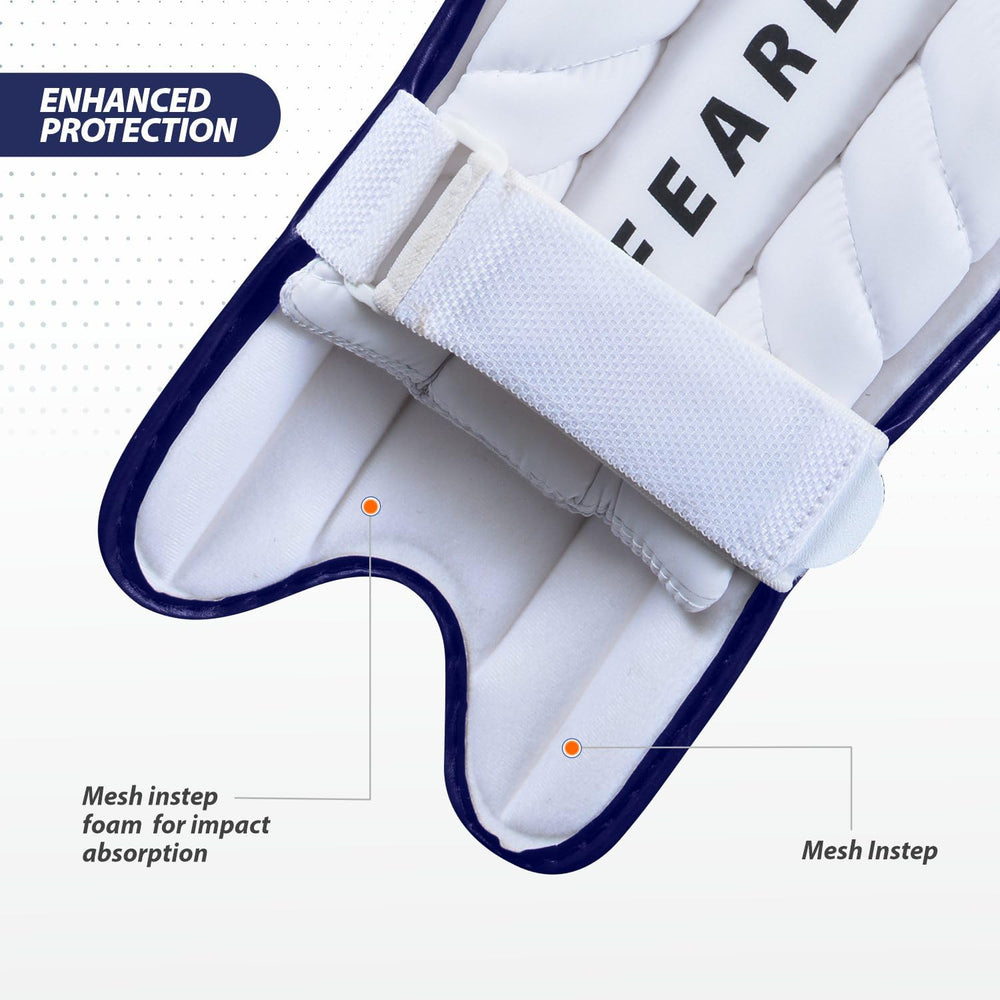 DSC Flex Lite Moulded Cricket Batting Leg Guard | Lightweight Batting Pads, Adjustable Straps | Men's LH