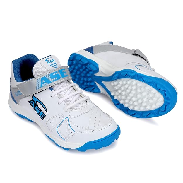 ASE Professional Cricket Shoes for Men | Water Resistant, All Weather Grip, Cushioned