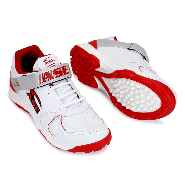 ASE Professional Cricket Shoes for Men | Water Resistant, All Weather Grip, Cushioned