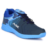 ASE Attack Badminton Shoes | Non-Marking Rubber Sole with Round Sole Support, Mesh Breathability & Shock Absorption