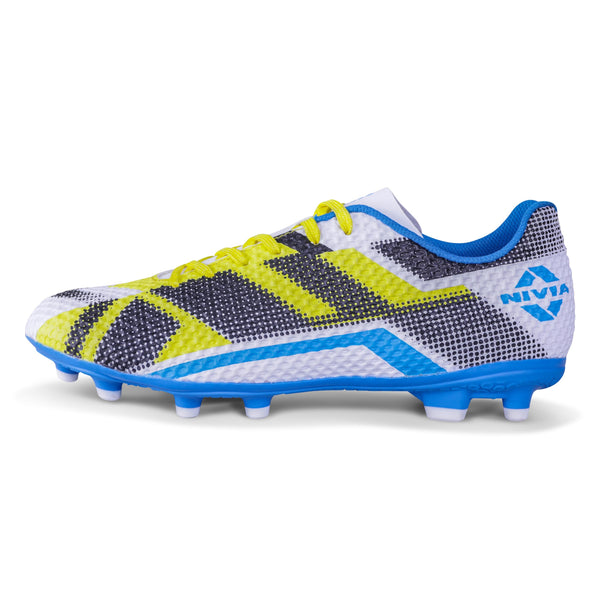 Nivia Dagger Men's Football Studs | Lightweight TPU Football Boots with Breathable Mesh | Firm Ground Football Shoes